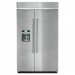 KitchenAid KBSD608ESS 48 in. W 29.5 cu. ft. Built-In Side by Side Refrigerator in Stainless Steel